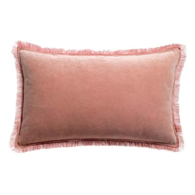 Coussin uni Fara Pink 30 x 50