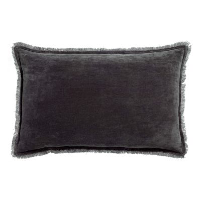 Coussin uni Fara Ombre 40 x 65