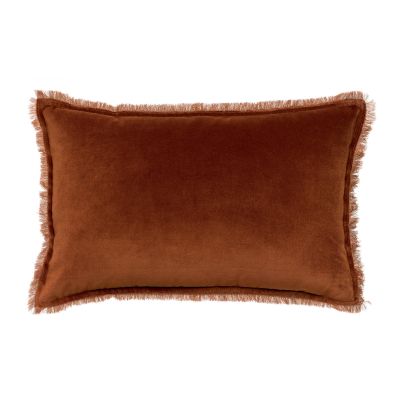 Coussin uni Fara Caramel 40 x 65