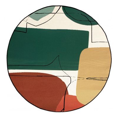 Tapis Romane Multicolor diamètre 160 cm